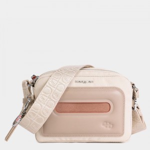 Beige Women's Hedgren Americano Belt Bags | YUR6176XN