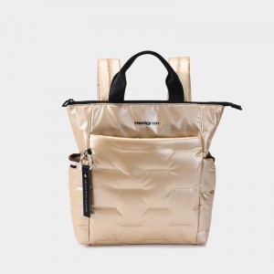 Beige Women's Hedgren Comfy Backpacks | MEL349LV