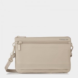 Beige Women's Hedgren Emma Crossbody Bags | DHF9890SX