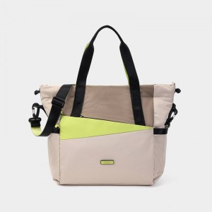 Beige Women's Hedgren Galactic Tote Bags | DEP4450CV