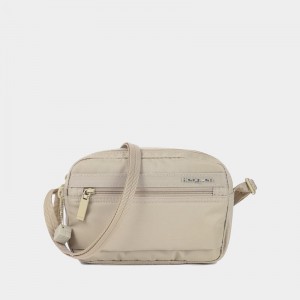 Beige Women's Hedgren Maia Crossbody Bags | VNE8915JI