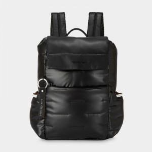 Black Women's Hedgren Billowy Backpacks | ADM6290SU