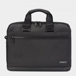 Black Women's Hedgren Byte Laptop Bags | AIU3514DS