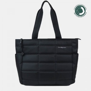 Black Women's Hedgren Camden Tote Bags | UBQ5646MQ