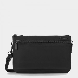 Black Women's Hedgren Emma Crossbody Bags | SPU1486ES