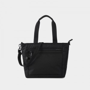 Black Women's Hedgren Zoe Tote Bags | LNG5814OT