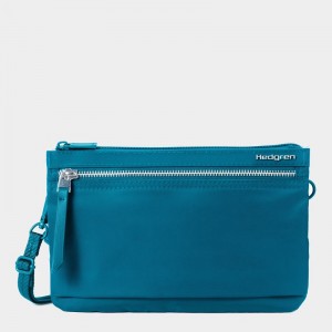 Blue Women's Hedgren Emma Crossbody Bags | VJU5445ZF