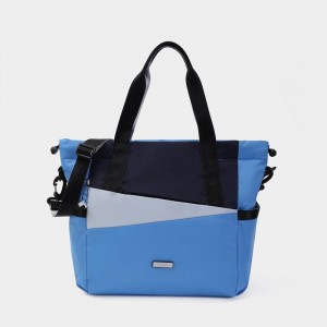 Blue Women's Hedgren Galactic Tote Bags | PBP1047SM