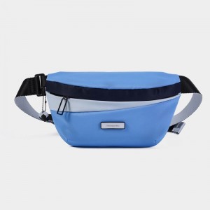 Blue Women's Hedgren Halo Belt Bags | QAR1094TW