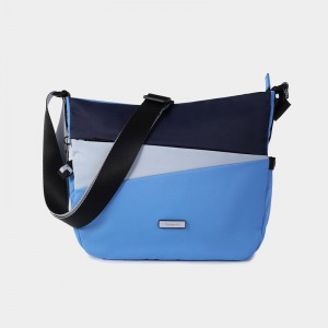 Blue Women's Hedgren Milky Way Crossbody Bags | FUM8550ER