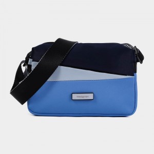 Blue Women's Hedgren Neutron Small Crossbody Bags | VSA648GL