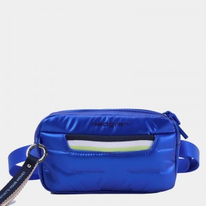 Blue Women's Hedgren Snug Belt Bags | FTO2443PB