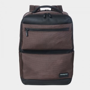 Brown Black Women's Hedgren Drive Backpacks | YTC5796ZD