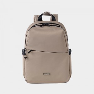 Grey Beige Women's Hedgren Cosmos Backpacks | OKK4336XF