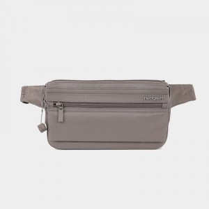 Grey Brown Women's Hedgren Asarum Belt Bags | MVV3526QK