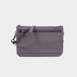 Grey Brown Women's Hedgren Emma Crossbody Bags | PRL7343FH