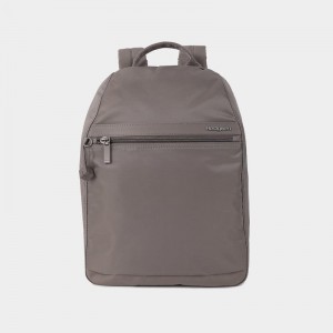 Grey Brown Women's Hedgren Vogue Backpacks | UFR2566EZ