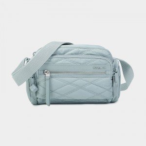 Light Blue Women's Hedgren Emily Crossbody Bags | WGK756SO