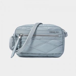 Light Blue Women's Hedgren Maia Crossbody Bags | MGS7676VJ