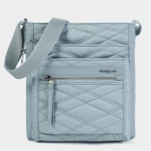 Light Blue Women's Hedgren Orva Crossbody Bags | ZRB6239VM