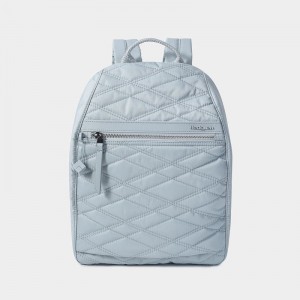 Light Blue Women's Hedgren Vogue Large Backpacks | RJG3244RW