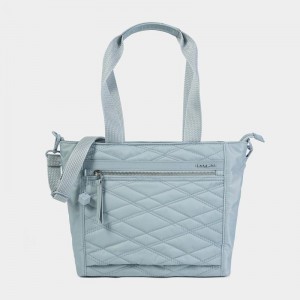 Light Blue Women's Hedgren Zoe Tote Bags | DHI4497EW