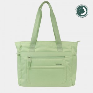 Light Green Women's Hedgren Keel Tote Bags | QEB2171KQ