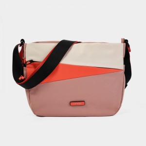 Pink Orange Women's Hedgren Gravity Crossbody Bags | IIJ1792WS