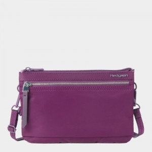 Purple Women's Hedgren Emma Crossbody Bags | ABS8183QY