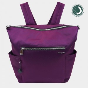 Purple Women's Hedgren Kate Sustainably Made Convertible Tote Bags | ZPL1253UY