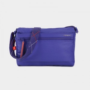 Royal Blue Women's Hedgren Eye Medium Shoulder Bags | SOT4769PJ