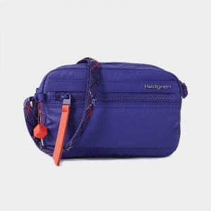 Royal Blue Women's Hedgren Maia Crossbody Bags | ATU4874QB