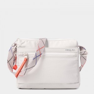 White Grey Women's Hedgren Eye Shoulder Bags | SAH4520DP