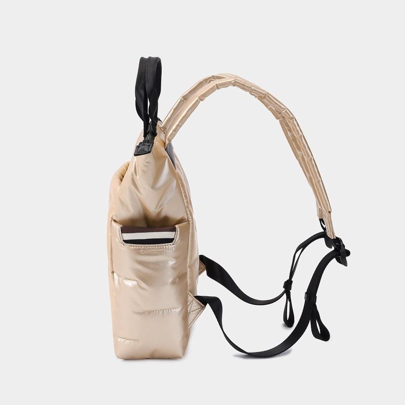 Beige Women's Hedgren Comfy Backpacks | MEL349LV