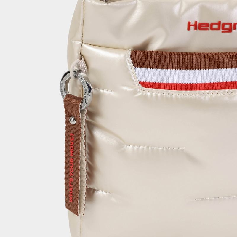 Beige Women's Hedgren Cushy Crossbody Bags | CHL5760NN