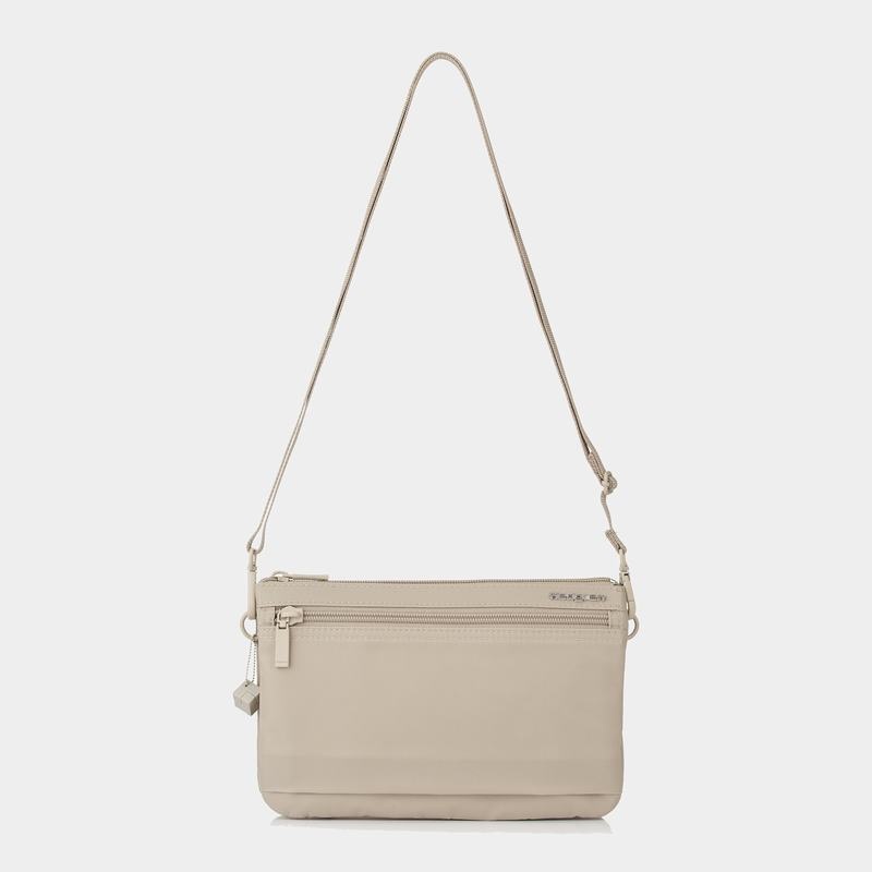 Beige Women's Hedgren Emma Crossbody Bags | DHF9890SX