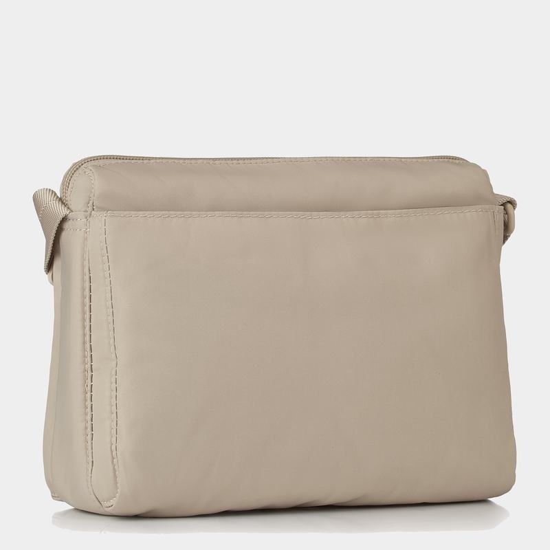 Beige Women's Hedgren Eye Shoulder Bags | KOH1519RQ