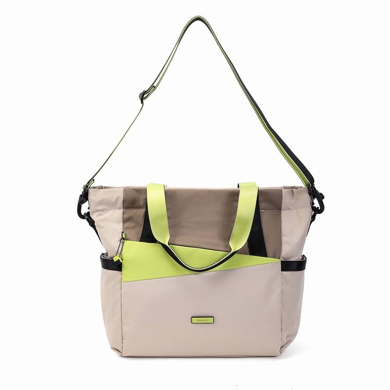 Beige Women's Hedgren Galactic Tote Bags | DEP4450CV