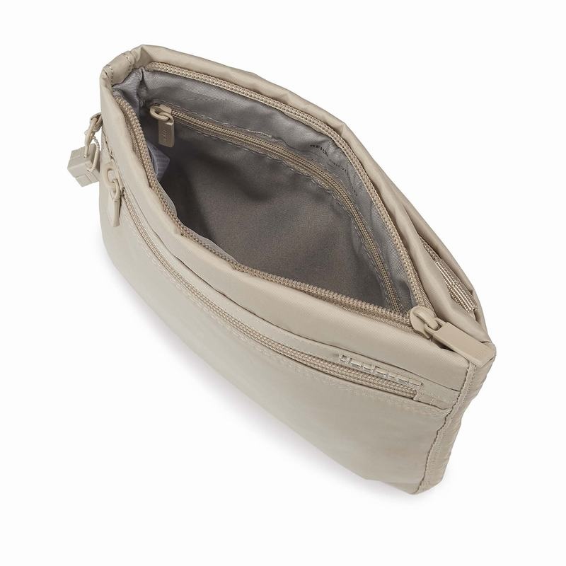 Beige Women's Hedgren Leonce Shoulder Bags | BHR4669NG