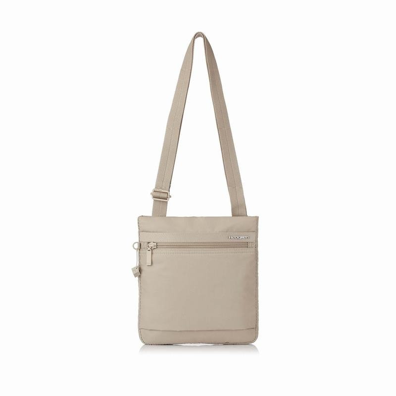 Beige Women's Hedgren Leonce Shoulder Bags | BHR4669NG