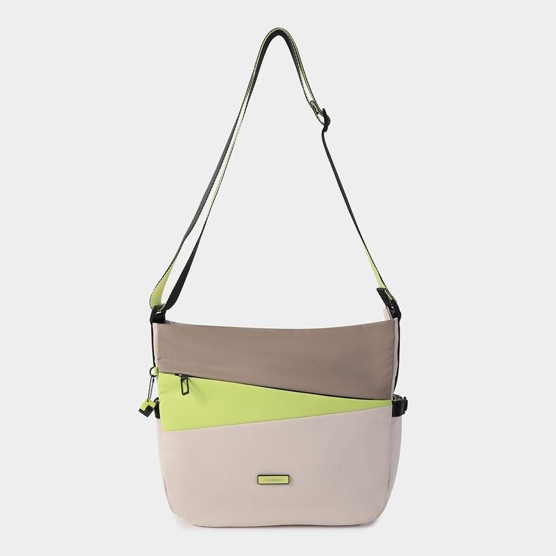 Beige Women's Hedgren Milky Way Crossbody Bags | GLT2799TU