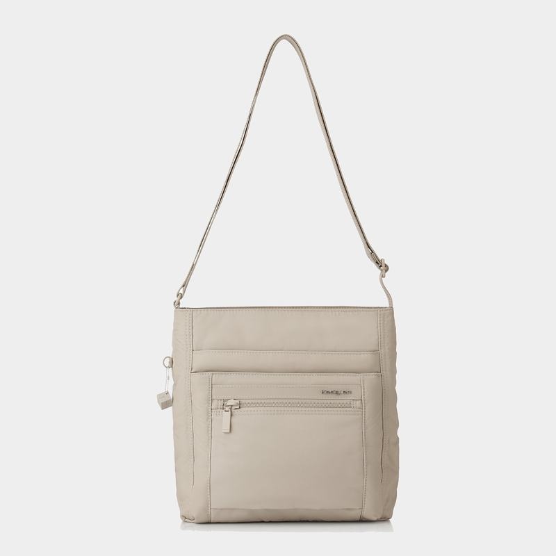 Beige Women's Hedgren Orva Shoulder Bags | NGP4575WV