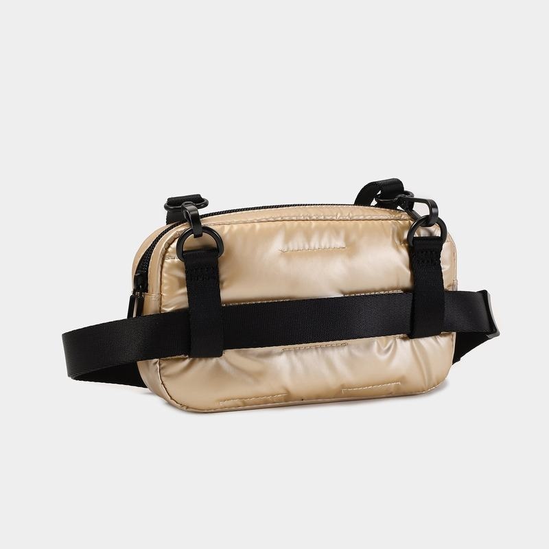 Beige Women's Hedgren Snug Belt Bags | TSK3948XC