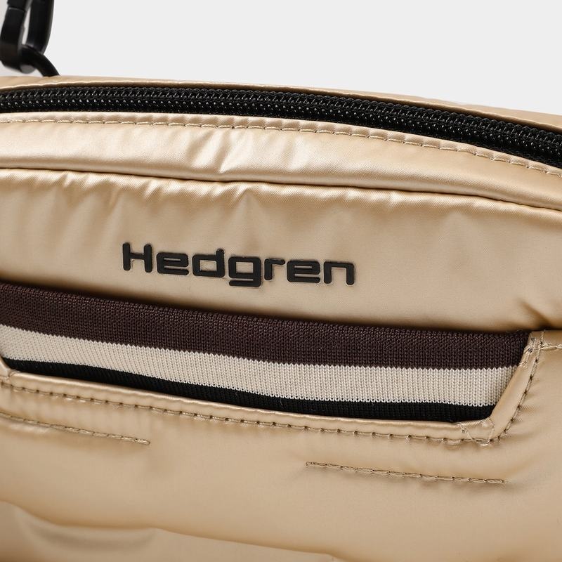 Beige Women's Hedgren Snug Belt Bags | TSK3948XC