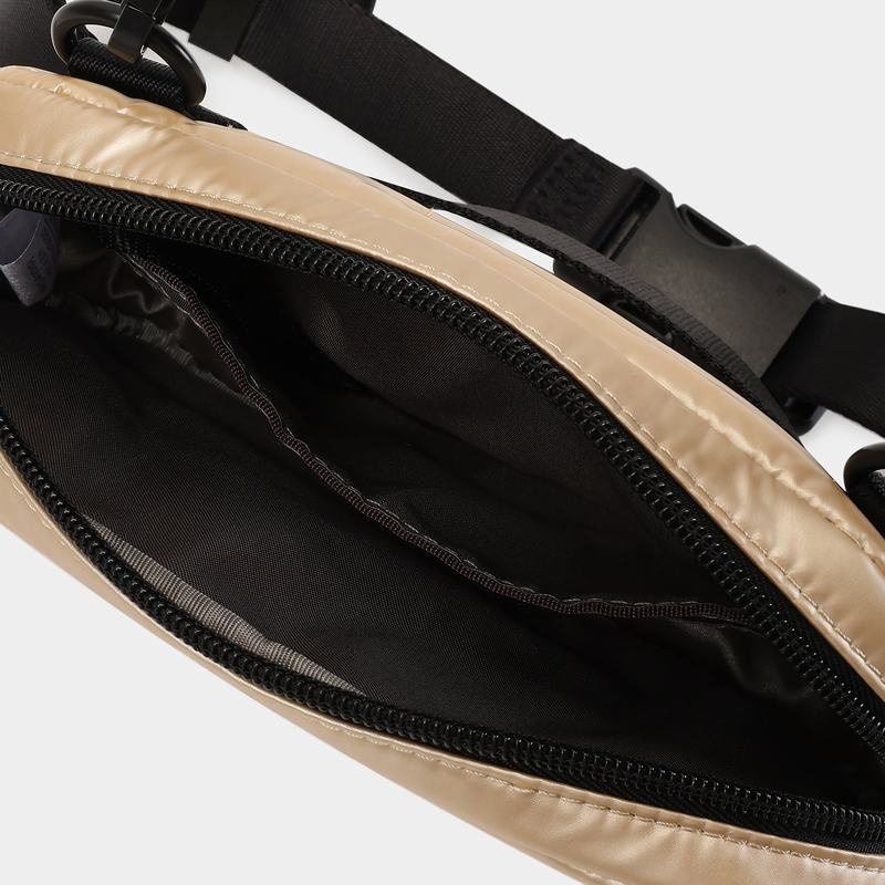 Beige Women's Hedgren Snug Belt Bags | TSK3948XC