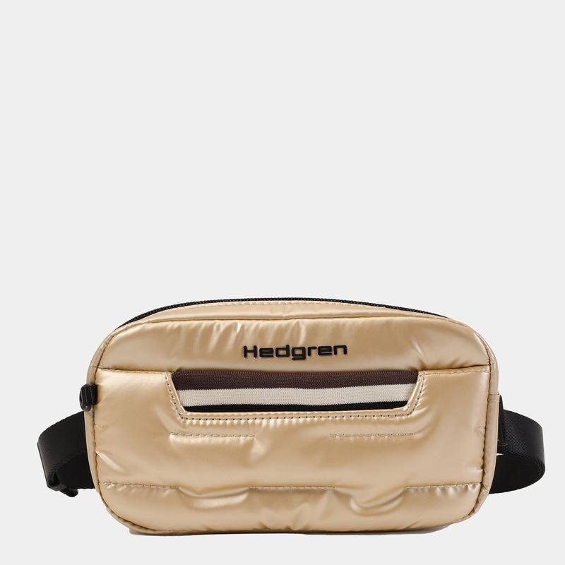 Beige Women\'s Hedgren Snug Belt Bags | TSK3948XC