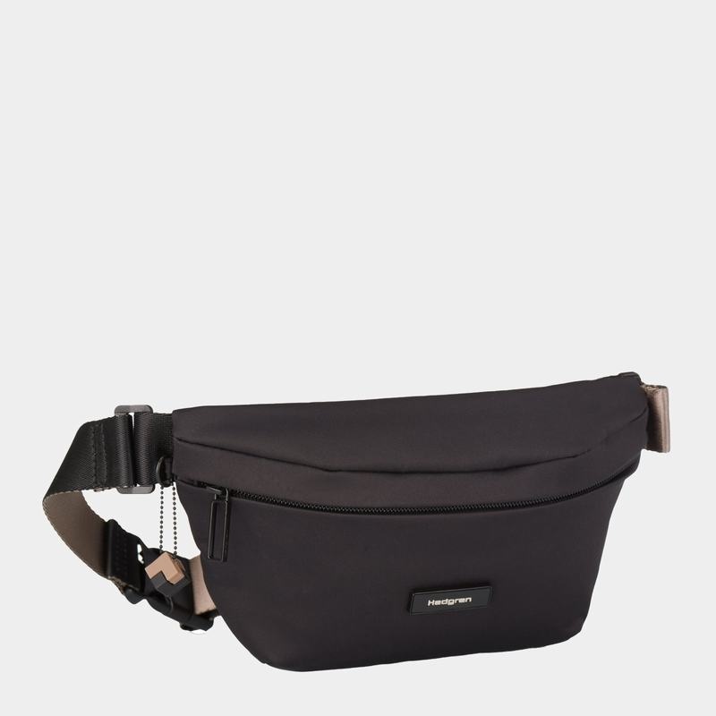 Black Brown Women's Hedgren Halo Belt Bags | WTP9990ZG