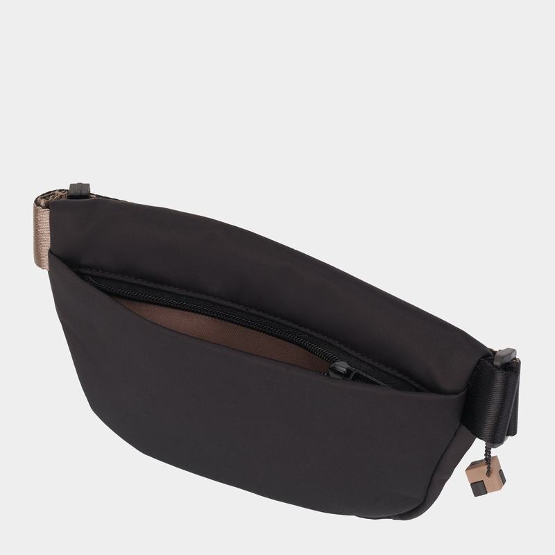 Black Brown Women's Hedgren Halo Belt Bags | WTP9990ZG