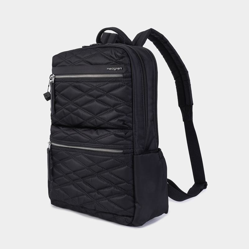 Black Women's Hedgren Ava Backpacks | JVS7570AQ