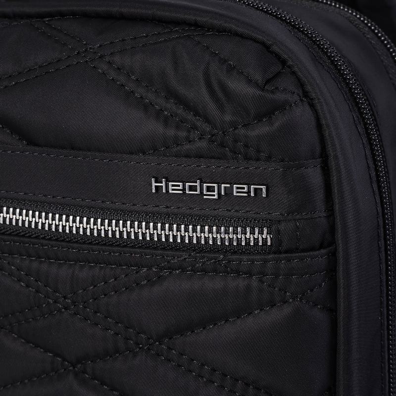 Black Women's Hedgren Ava Backpacks | JVS7570AQ